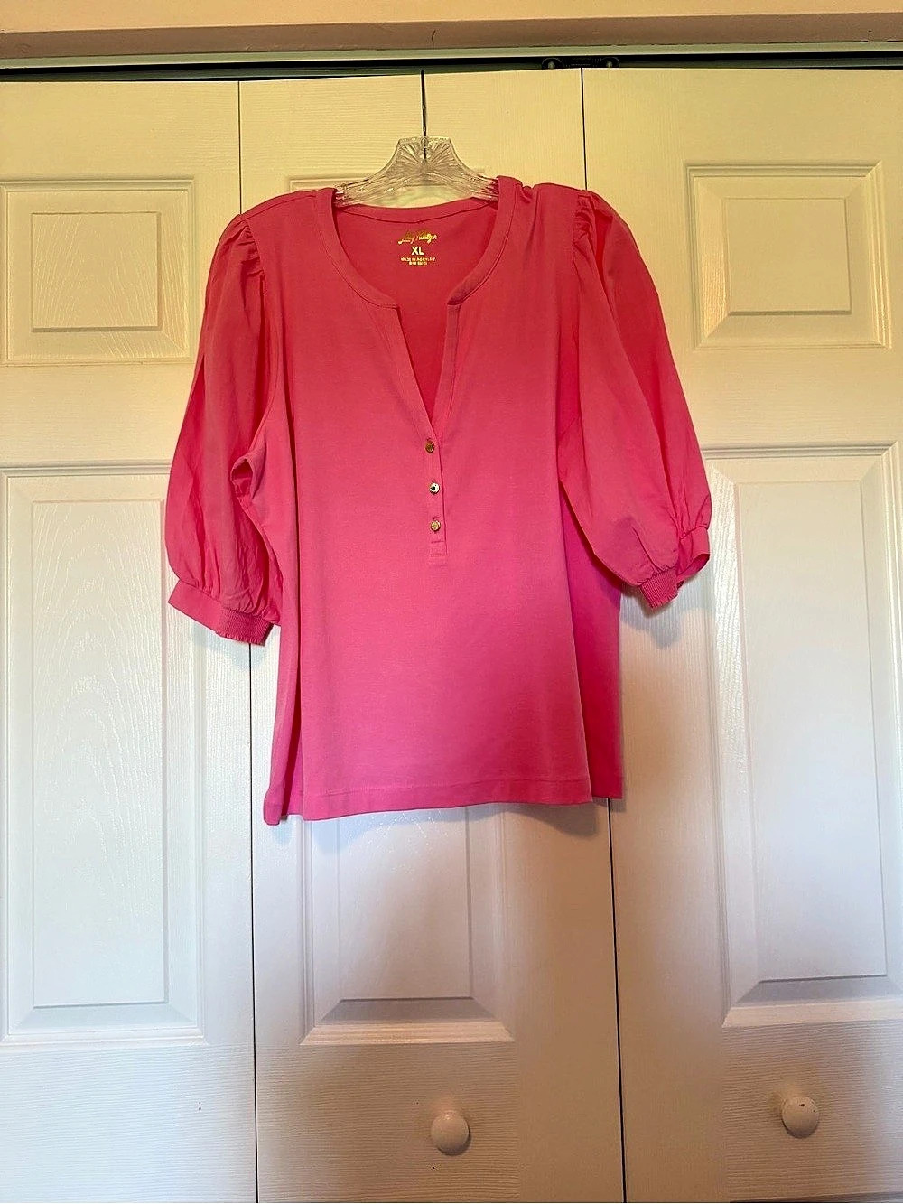 Lilly Pulitzer Pink Blouse Size XL NWT